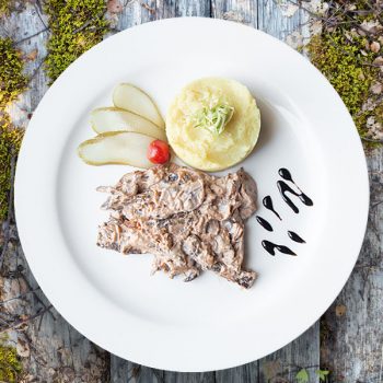 Бефстроганов в Чайхане Fusion