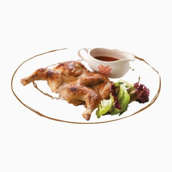 Цыпленок табака в Чайхане Fusion