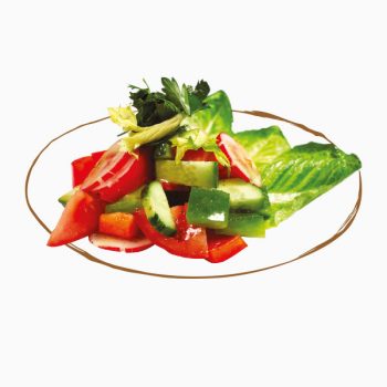 Дачный салат в Чайхане Fusion