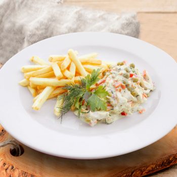 Фрикасе из курицы в Чайхане Fusion