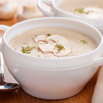 Крем суп из белых грибов в Чайхане Fusion